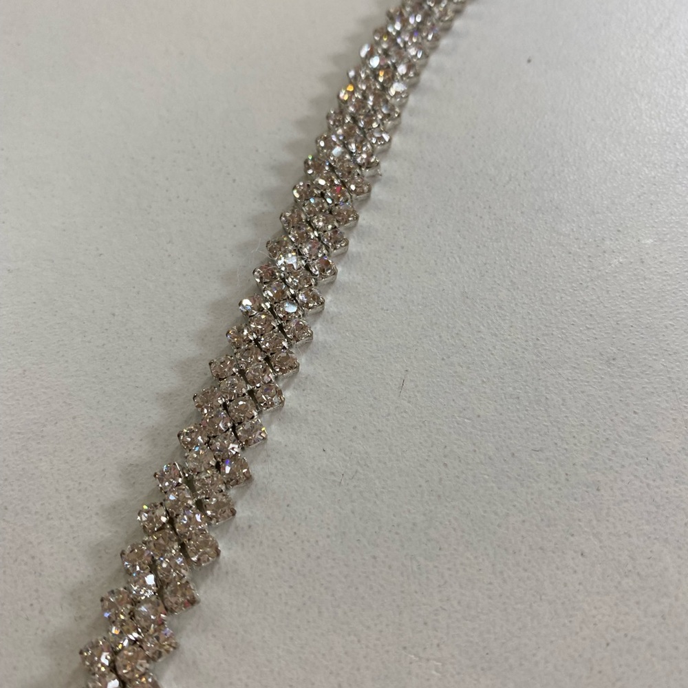 Silver Diamond Bracelet